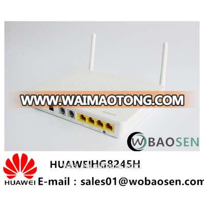 FTTH Fiber Optical Termianl ONT:HUAWEI HG8245H GPON ONU 4 GE ports and 2 voice ports with WIFI English Firmware